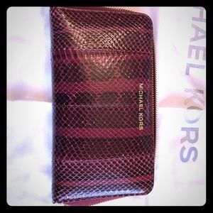 MK Snake Skin Wallet